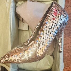 BNIB Authentic  Balenciaga Sequin Pumps